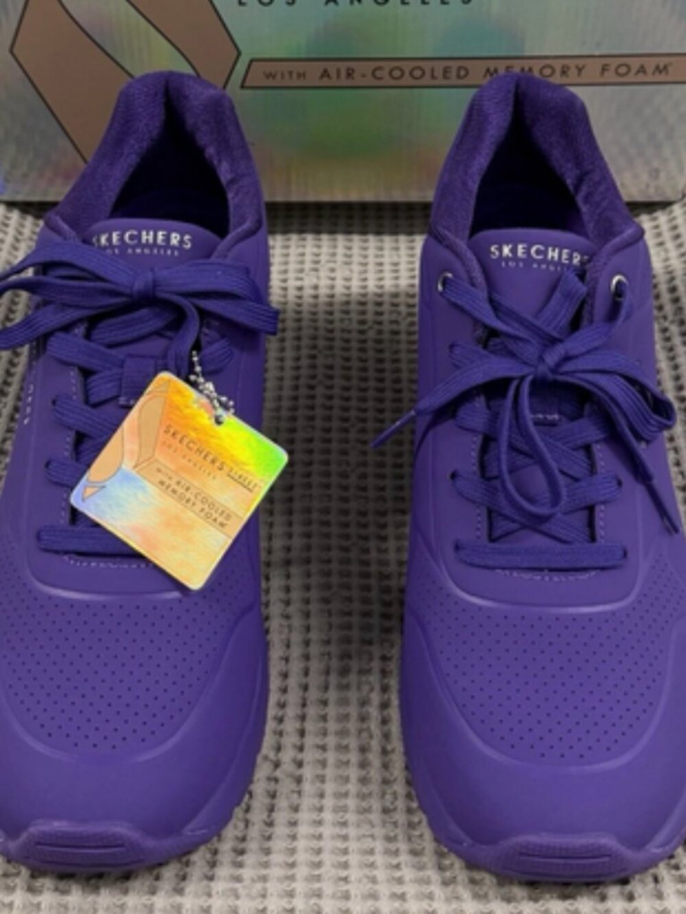 SKECHERS Street Million Air Elevat-Air Sneakers Purple Women’s 11 NIB